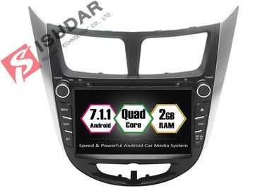Reprodutor de DVD do carro de Android do ruído da polegada 2 de Rockchip PX3 7 para Hyundai Verna/acento/Solaris