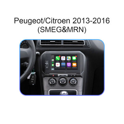 Adaptador do reprodutor de DVD da navegação de GPS do carro do ajuste de EQ auto para Peugeot Citroen 308