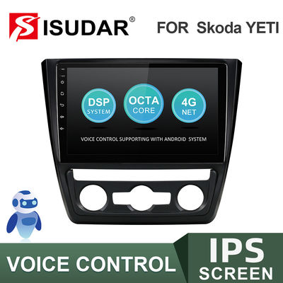 Estéreo do carro de Bluetooth do ruído do dobro de V57S para o núcleo 2.5GHZ do abominável homem das neves DDR4 Octa de Skoda