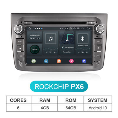 7 reprodutor de DVD do carro da polegada PX4 auto Android para o alfa Romeo Mito 2008